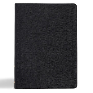 CSB Connecting Scripture New Testament-Black Genuine Leather                                                            
