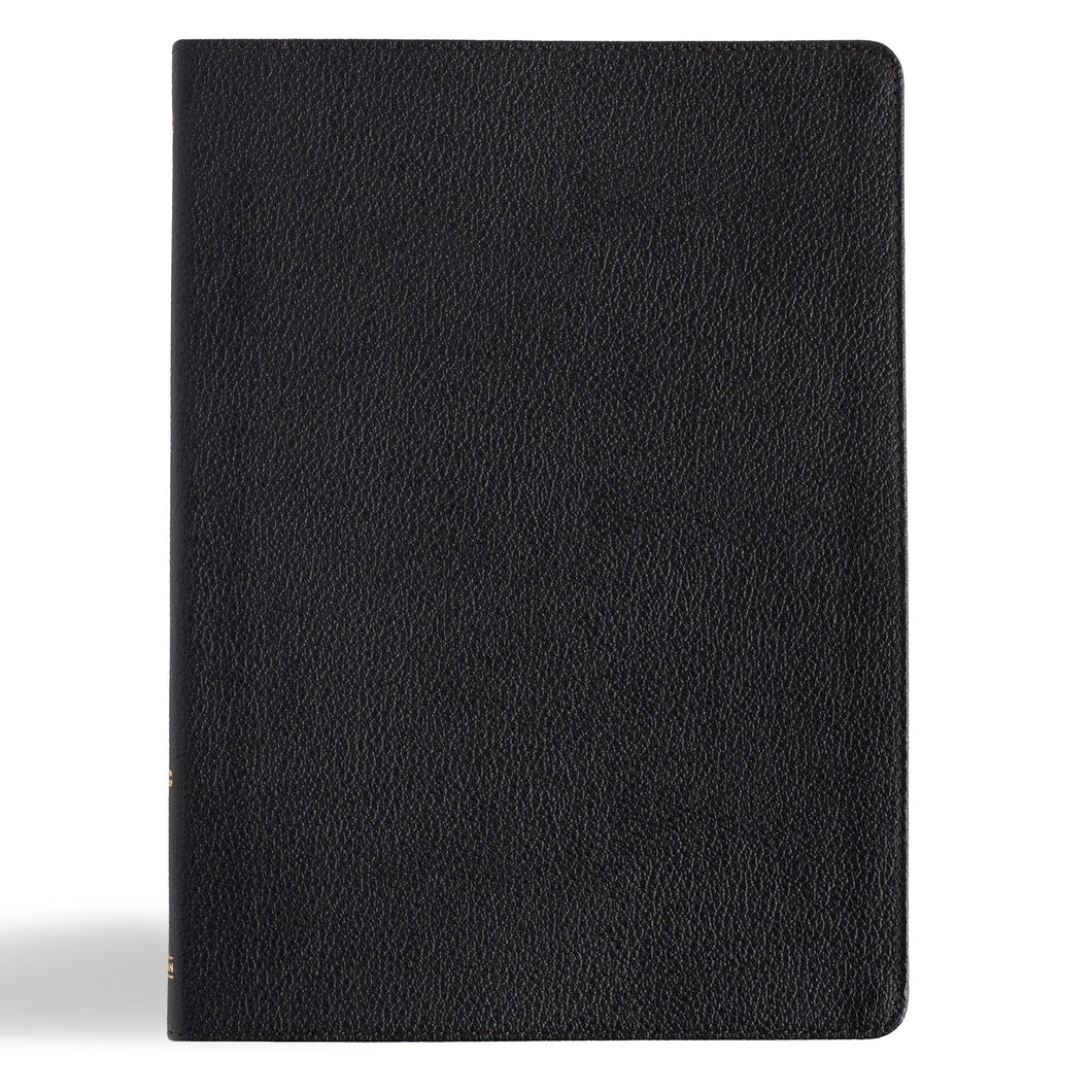 CSB Connecting Scripture New Testament-Black Genuine Leather                                                            