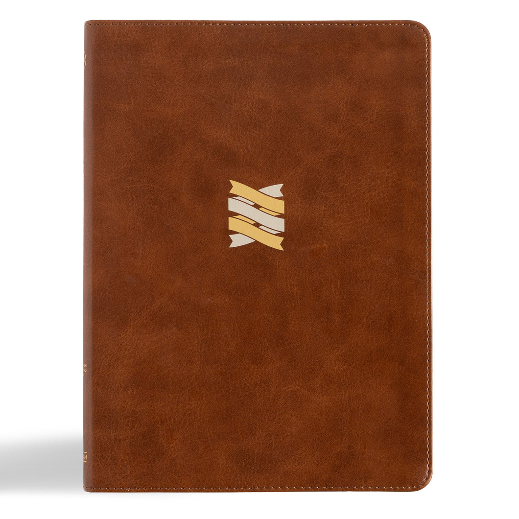 CSB Connecting Scripture New Testament-Brown LeatherTouch                                                               