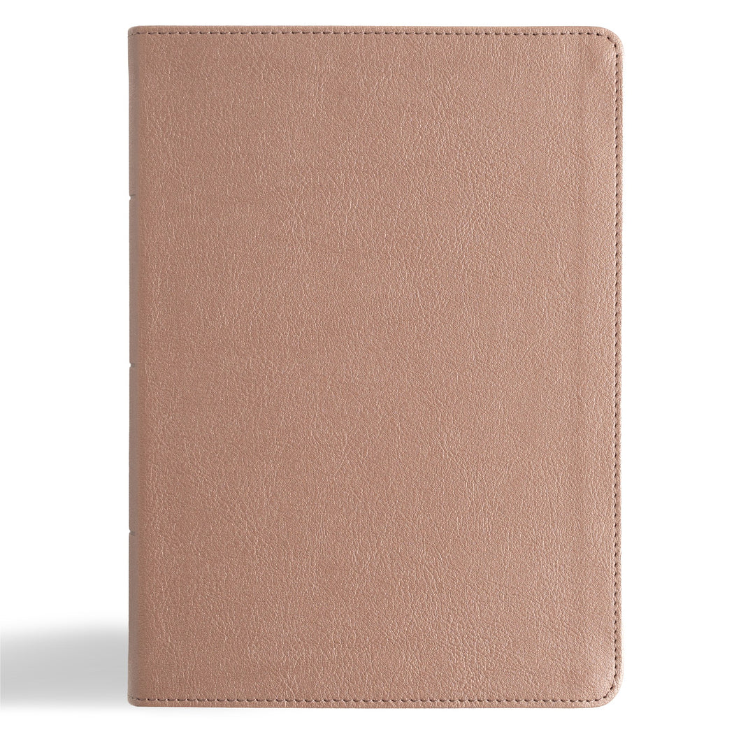 KJV Study Bible/Personal Size Edition-Rose Gold LeatherTouch                                                            