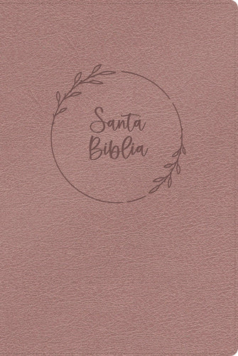 RVR 1960 Biblia Letra Gigante con Referencias (Giant Print Bible w/References)-Pearl Pink LeatherTouch                  