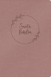 RVR 1960 Biblia Letra Gigante con Referencias (Giant Print Bible w/References)-Pearl Pink LeatherTouch                  