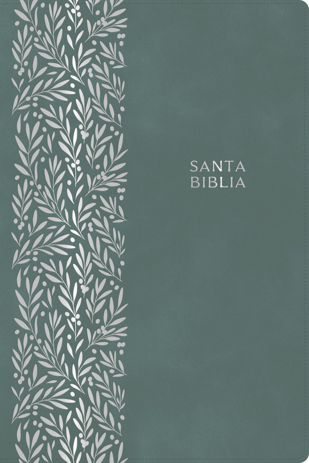RVR 1960 Biblia Letra Gigante con Referencias (Giant Print Bible w/References)-Emerald Green LeatherTouch Indexed       