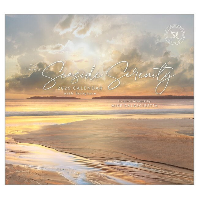 2026 Wall Calendar-Seaside Serenity (13.66