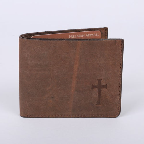 Wallet-Buffalo Hide-Cross                                                                                               