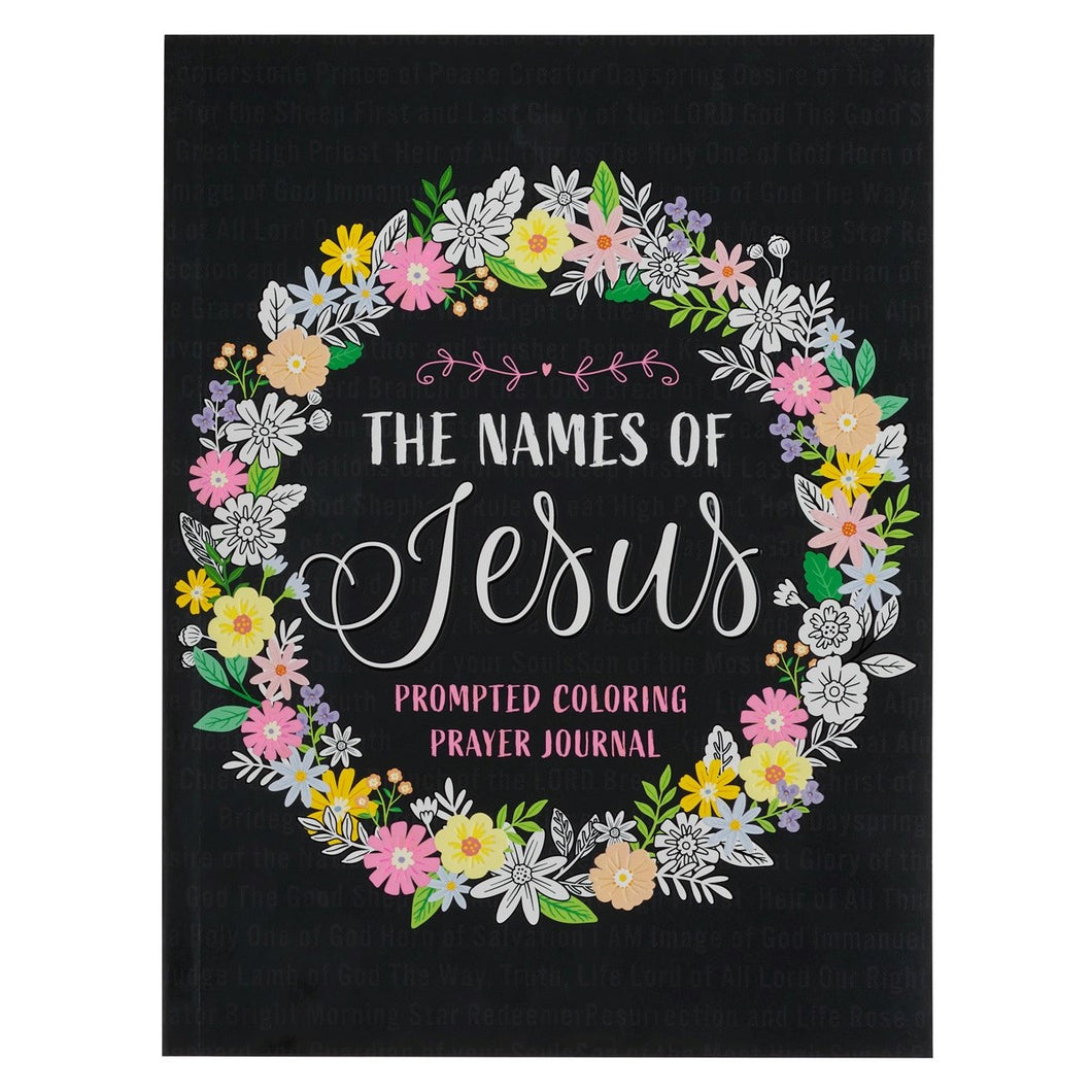 Prayer Journal-Coloring-The Names Of Jesus Prompted                                                                     