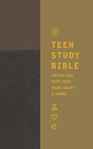 ESV Teen Study Bible-Slate/Umber TruTone                                                                                