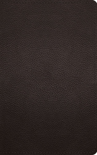 ESV Thinline Bible (RL)-Deep Brown Buffalo Leather                                                                      