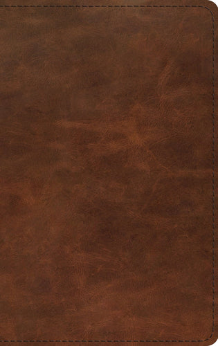 ESV Thinline Bible (RL)-Deep Brown Full Grain Leather                                                                   