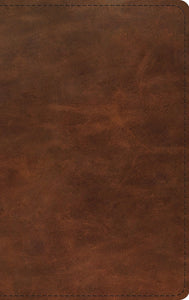 ESV Thinline Bible (RL)-Deep Brown Full Grain Leather                                                                   
