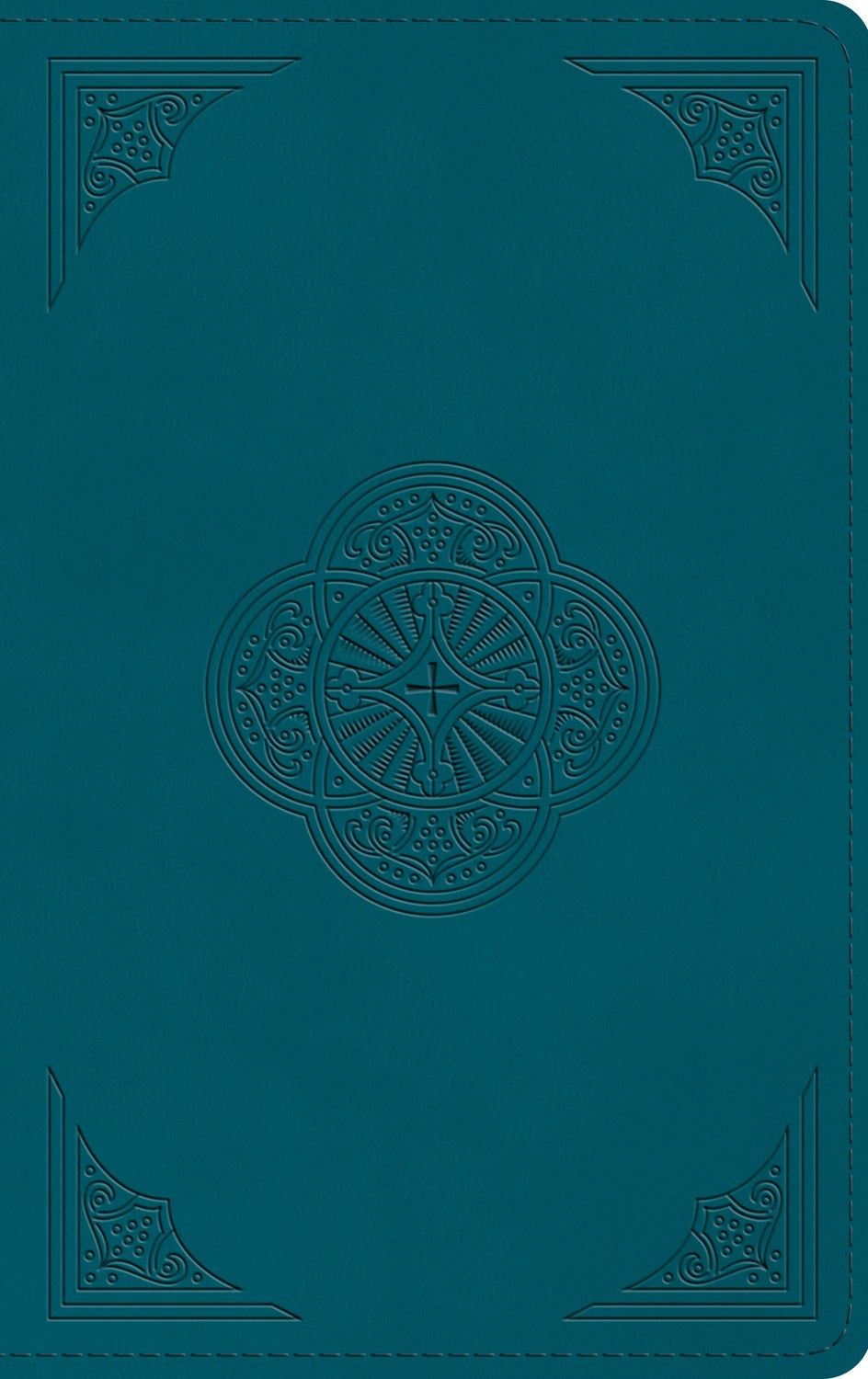 ESV Thinline Bible (RL)-Deep Teal  Rotunda Design TruTone                                                               