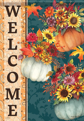 Flag-Garden-Durasoft-Pumpkin Bouquets (12.5