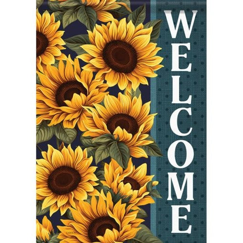 Flag-Garden-Durasoft-Welcome Sunflower (12.5