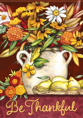 Flag-Garden-Durasoft-Floral Ceramic Jar (12.5