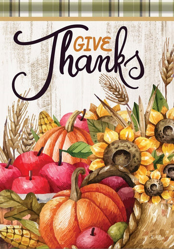 Flag-Garden-Durasoft-Give Thanks (12.5