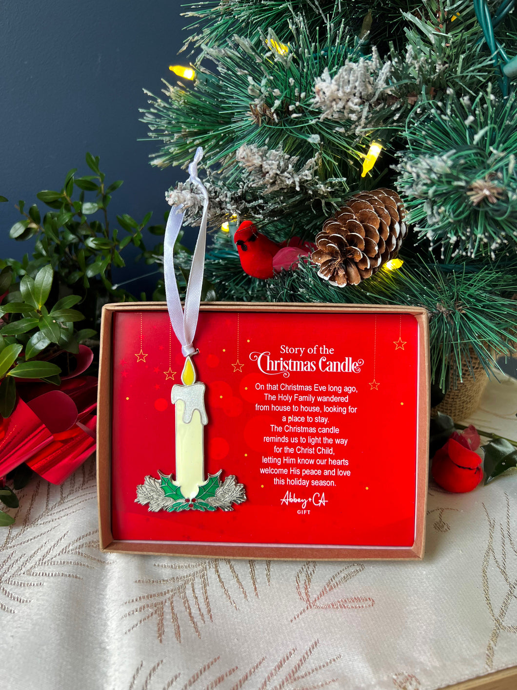 Ornament-Story Of The Christmas Candle                                                                                  