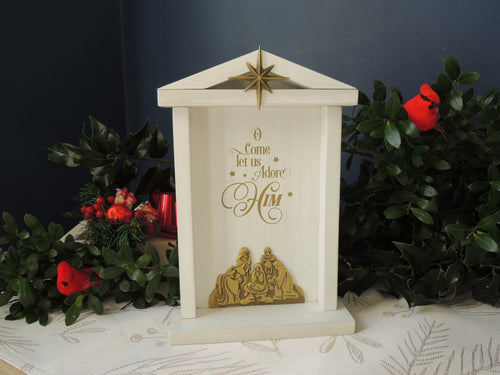 Home Decor-Nativity With Creche (6