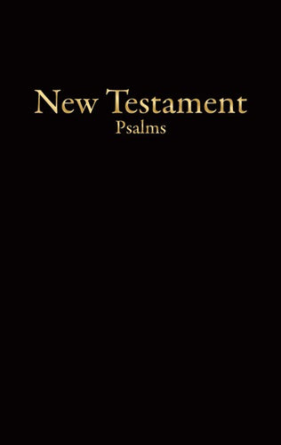 KJV Economy New Testament w/Psalms-Black Imitation Leather