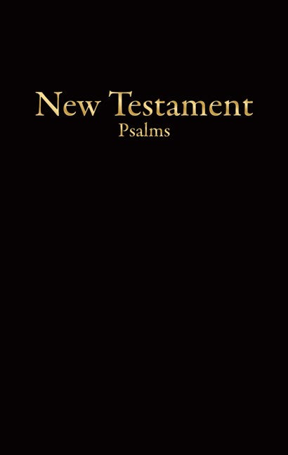 KJV Economy New Testament w/Psalms-Black Imitation Leather