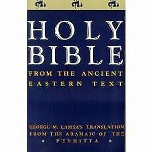 Holy Bible: From The Ancient Eastern Text (Lamsa)-Blue Softcover