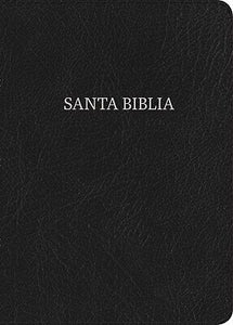 RVR 1960 Hand Size Giant Print Bible (Biblia Letra Grande Tamano Manual)-Black Bonded Leather Indexed