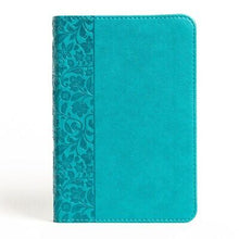 NASB 2020 Large Print Compact Reference Bible-Teal Leathertouch