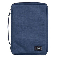 Bible Cover-Value-Fish-MED-Navy