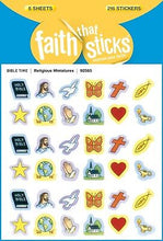 Sticker-Religious Miniatures (6 Sheets) (Faith That Sticks)