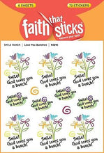 Sticker-Love You Bunches (6 Sheets) (Faith That Sticks)