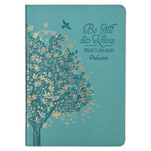 Journal-Classic LuxLeather-Be Still-Teal