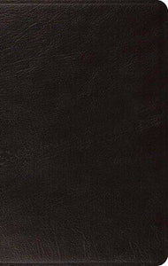 ESV Large Print Thinline Bible-Black Genuine Leather
