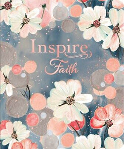 NLT Inspire Faith Bible  Filament Enabled Edition-Watercolor Garden LeatherLike