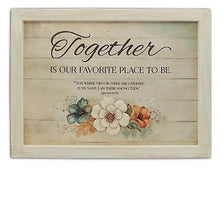 Wall Plaque-Together Is Our Favorite Place (16" x 12")