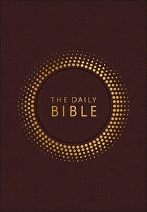 NIV The Daily Bible In Chronological Order-Burgundy Milano Softone