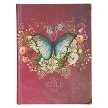 Journal-Hardcover-Pink Butterfly Be Still Ps. 46:10
