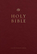 ESV Pew And Worship Bible/Large Print-Burgundy Hardcover