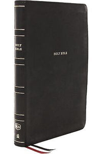 NKJV Super Giant Print Reference Bible (Comfort Print)-Black Leathersoft Indexed