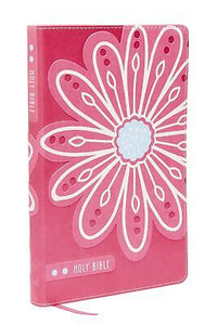 KJV Thinline Bible For Kids-Pink Leathersoft