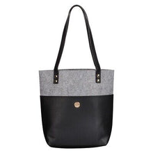 Tote Bag-Fashion-Black/Grey