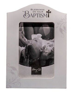 Frame-Blessings On Your Baptism (Holds 4 x 6 Photo)