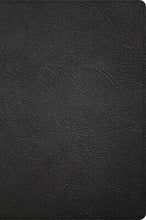 CSB Large Print Thinline Bible (Holman Handcrafted Collection)-Black Premium Goatskin