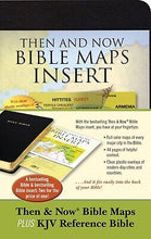 KJV Thinline Reference Bible w/Then & Now Bible Maps Insert-Black Imitation Leather