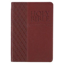 KJV Compact Bible-Brown Faux Leather