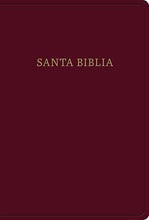 RVR 1960 Giant Print Reference Bible (Biblia Letra Gigante con Referencias)-Burgundy Imitation Leather Indexed