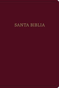 RVR 1960 Giant Print Reference Bible (Biblia Letra Gigante con Referencias)-Burgundy Imitation Leather Indexed