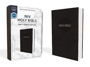 NIV Holy Bible/Soft Touch Edition (Comfort Print)-Black LeatherSoft