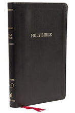 KJV Thinline Reference Bible (Comfort Print)-Black Deluxe Leathersoft