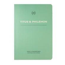 LSB Legacy Standard Bible Scripture Study Notebook: Titus & Philemon-Softcover