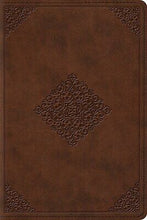 ESV Study Bible/Personal Size-Saddle Ornament Design TruTone