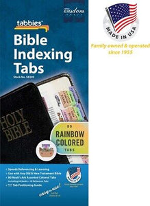 Bible Tab-Rainbow Noah's Ark Animals Old & New Testament